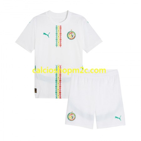 Senegal Bambino Maglia Prima 2025 Manica Corta